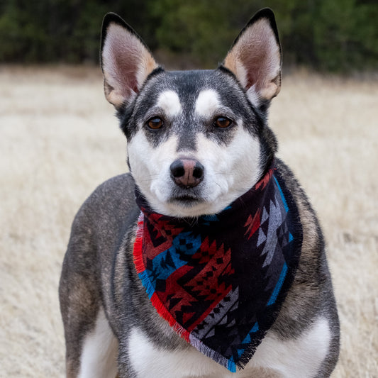 Canyon Flannel Bandana - Clip On