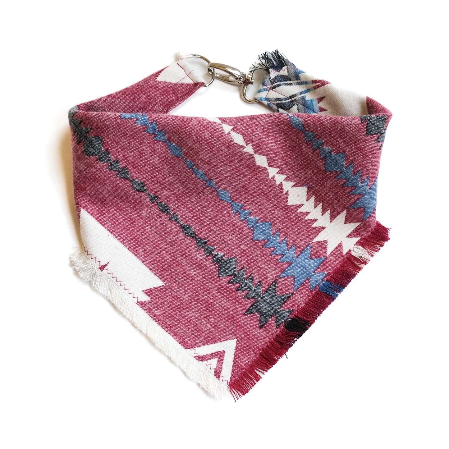 Tucson Flannel Dog Bandana - Clip On