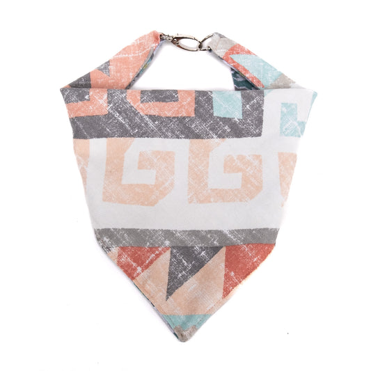 Aztec Geo Reversible Bandana - Clip On