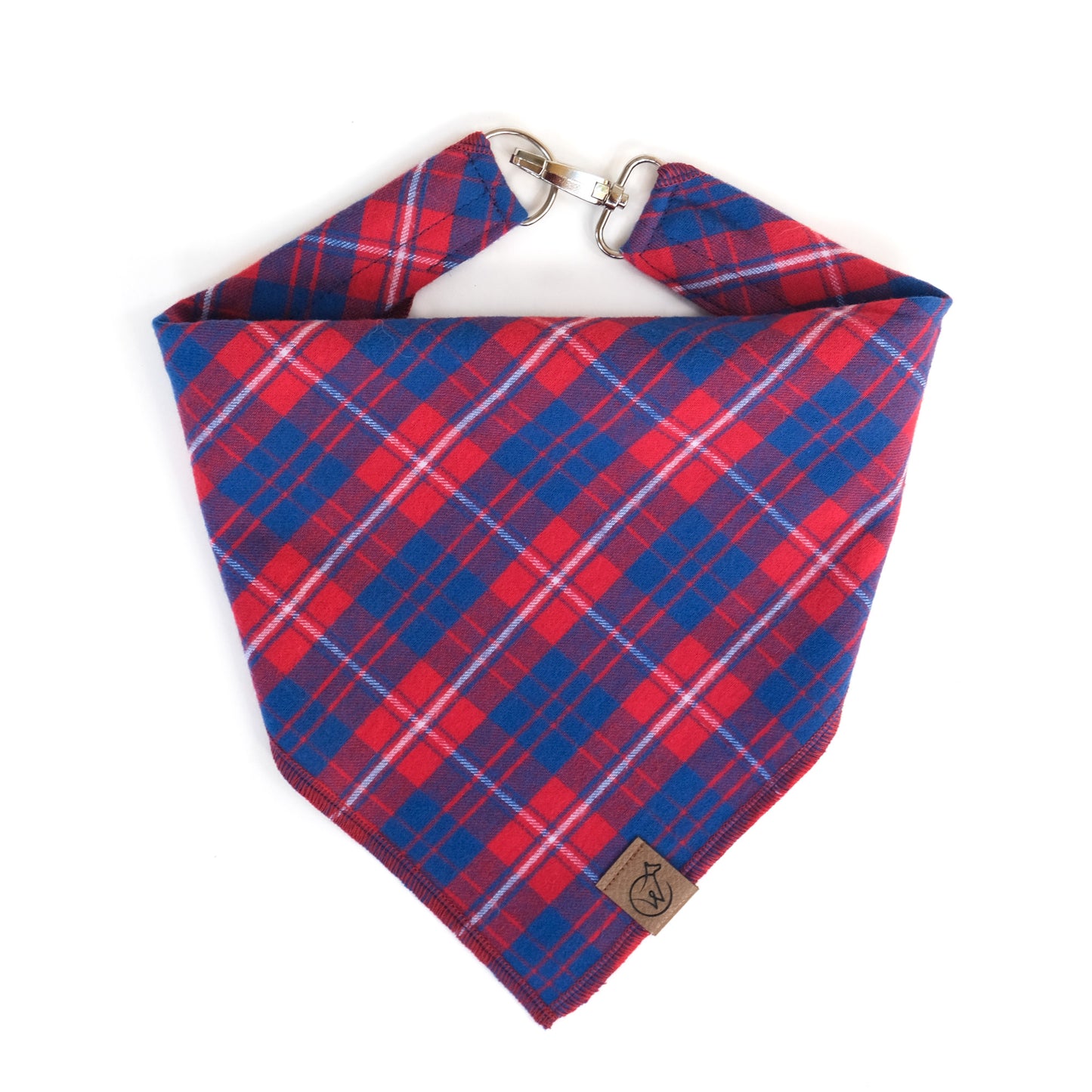 Americana Flannel Bandana - Clip-On