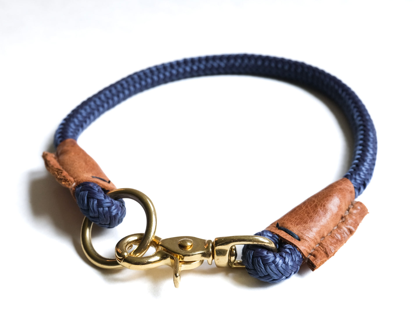 Custom Dog Collar | Rope and Leather Collar | WanderDog Designs