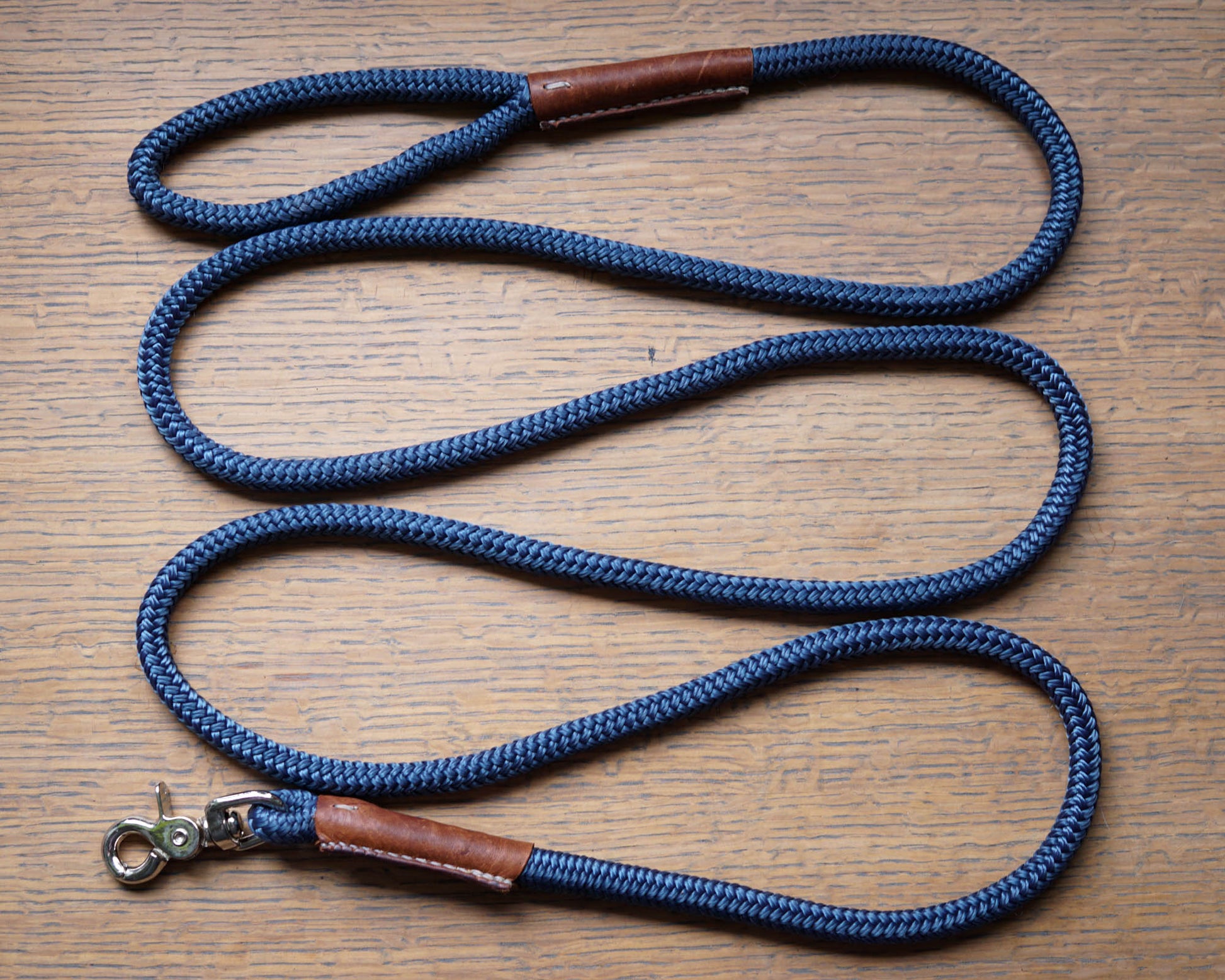 Custom Rope Leash, Rope and Leather