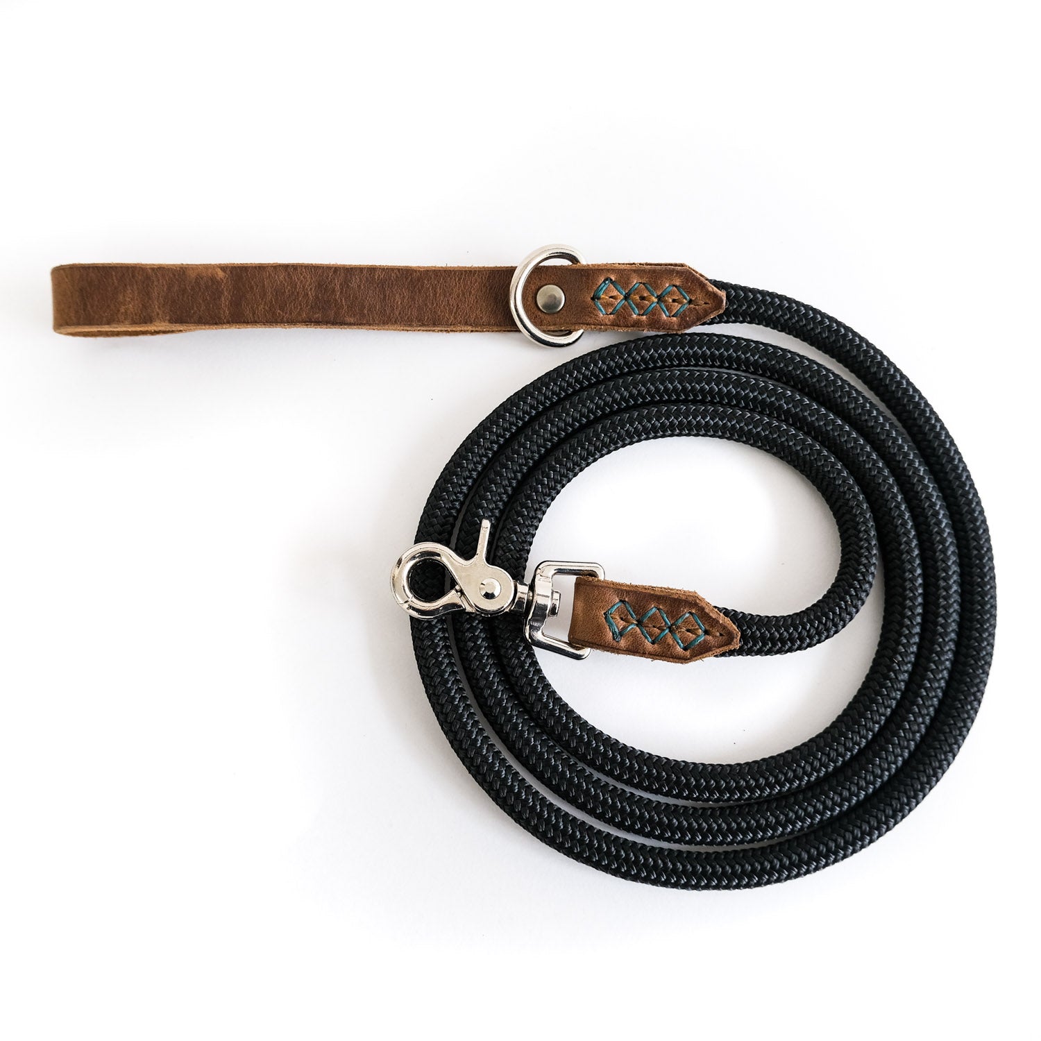 Leather Rope Dog Leash WanderDog Designs