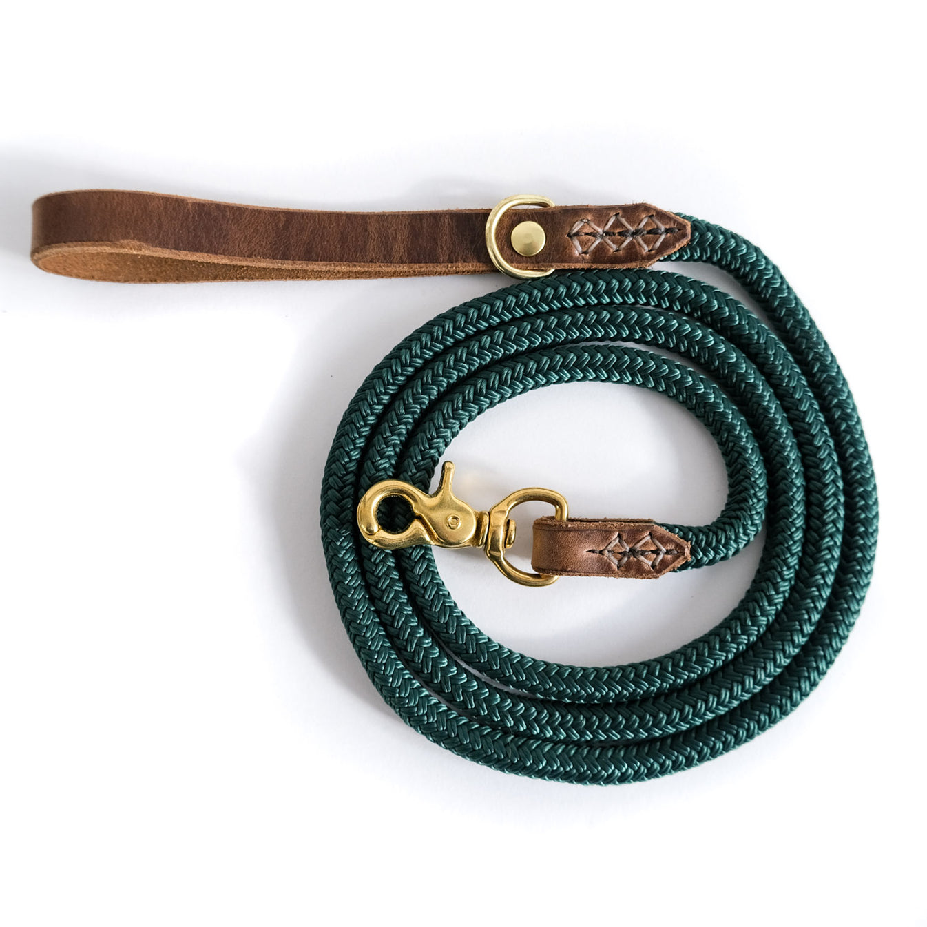 Leather Rope Dog Leash WanderDog Designs