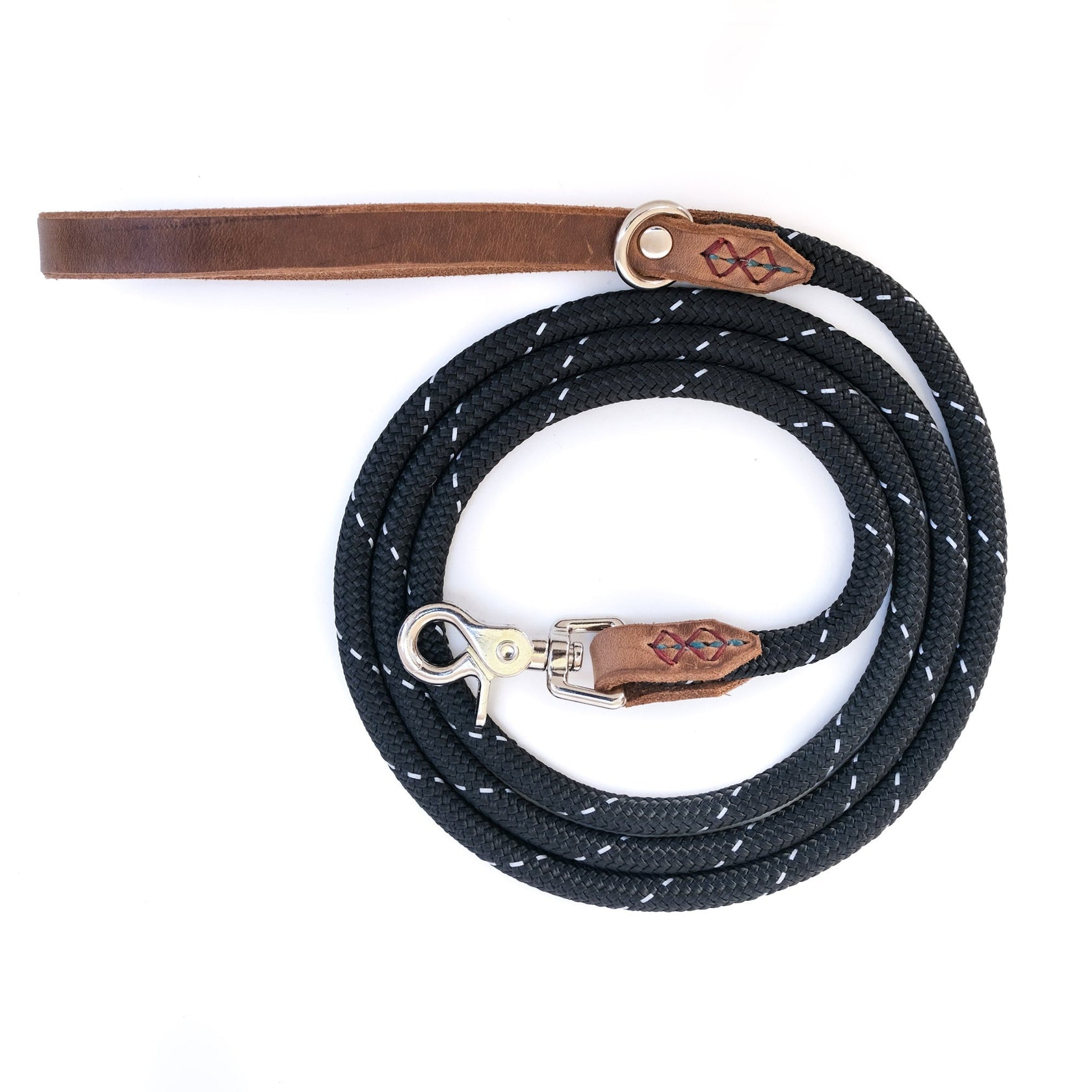 Leather Rope Dog Leash WanderDog Designs